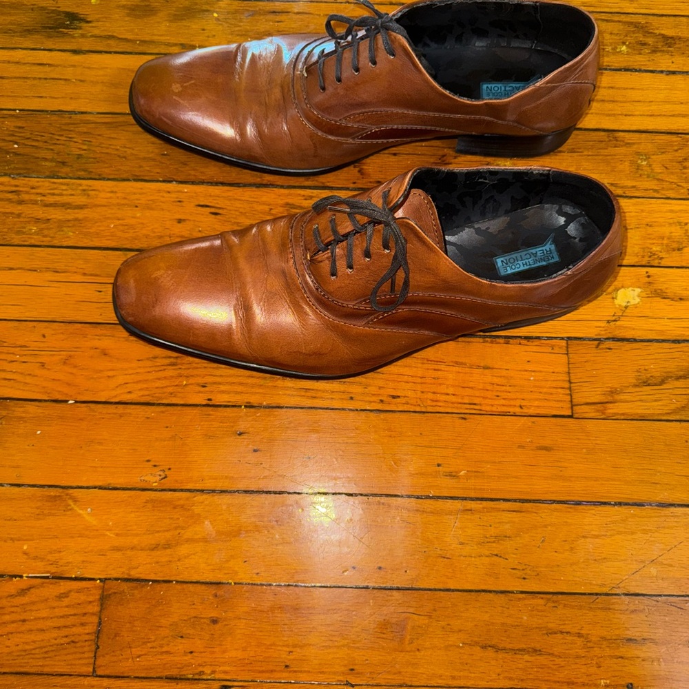 Men's Brown Leather Dress Shoes
